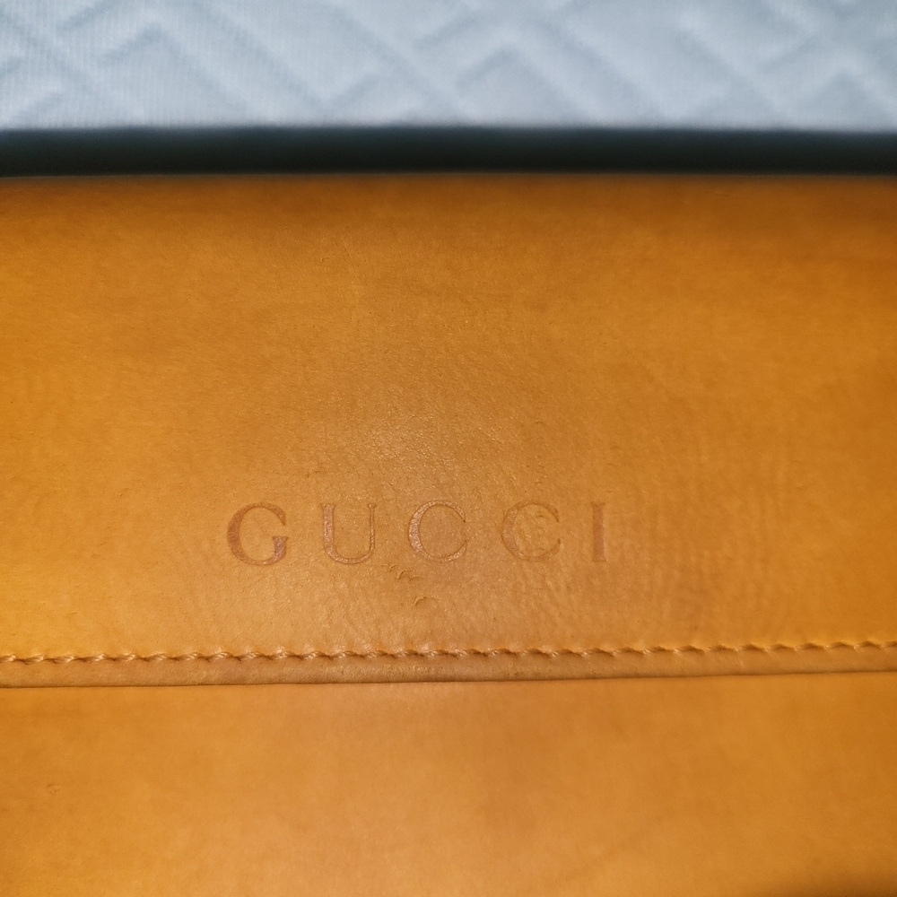 Gucci Continental Leather Long Wallet..Authentic..